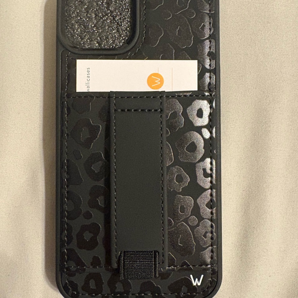 Black Leopard Phone Case. Brand new never used